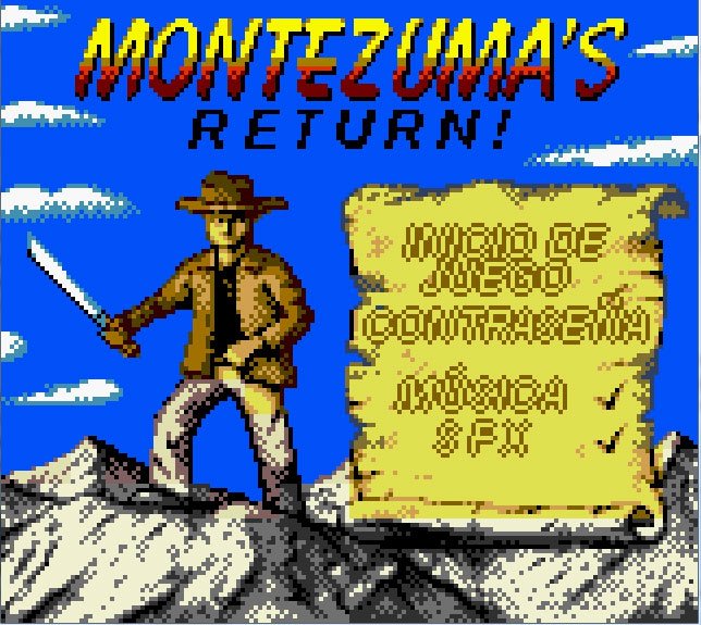 Pantallazo de Montezuma's Return para Game Boy Color