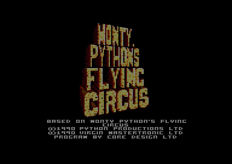 Pantallazo de Monty Pythons Flying Circus para Amstrad CPC