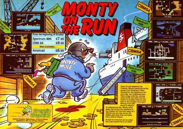 Caratula de Monty on the Run para Amstrad CPC