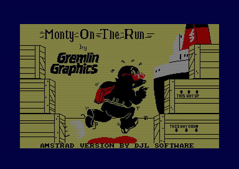 Pantallazo de Monty on the Run para Amstrad CPC