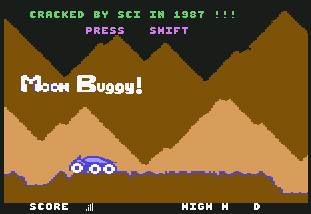 Pantallazo de Moon Buggy para Commodore 64
