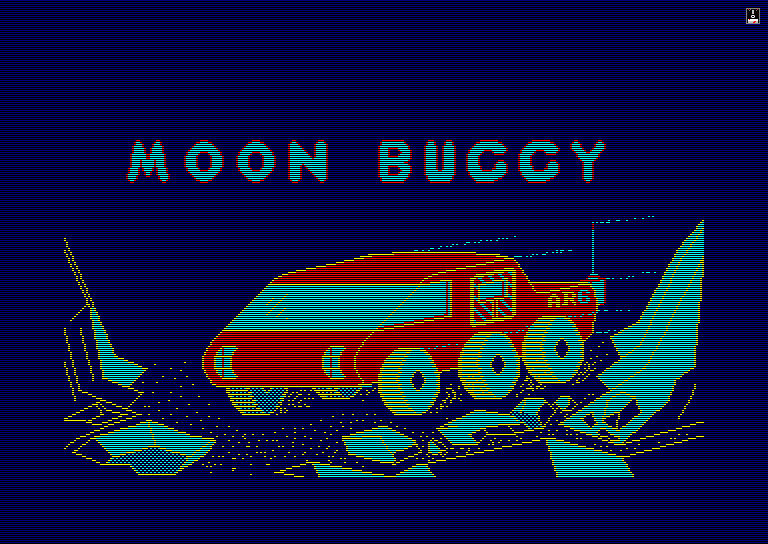 Pantallazo de Moon Buggy para Amstrad CPC