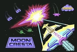 Pantallazo de Moon Cresta para Commodore 64