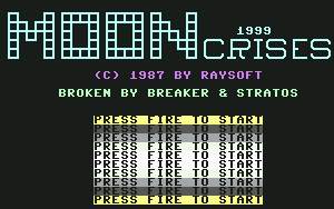 Pantallazo de Moon Crises 1999 para Commodore 64