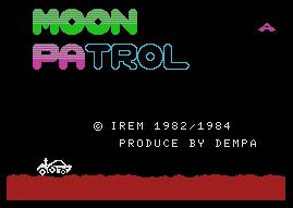 Pantallazo de Moon Patrol para MSX