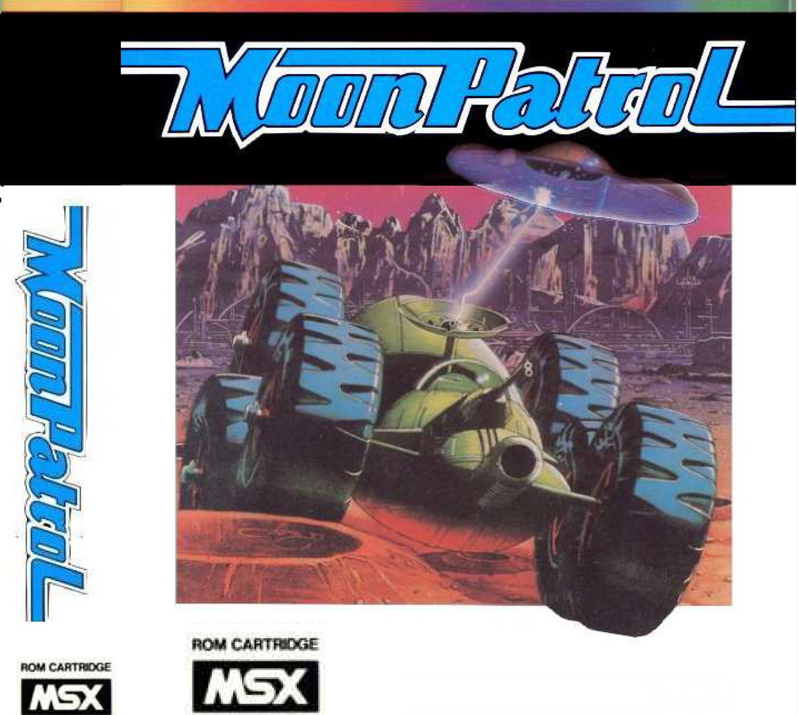 Caratula de Moon Patrol para MSX