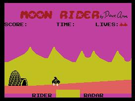 Pantallazo de Moon Rider para MSX
