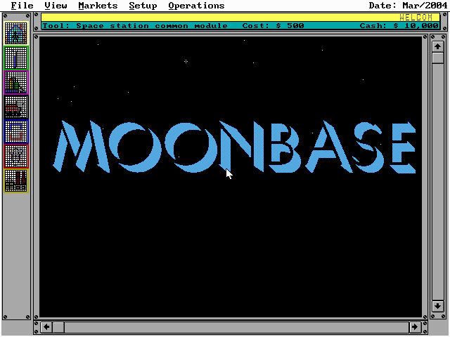 Pantallazo de Moonbase: Lunar Colony Simulator para PC