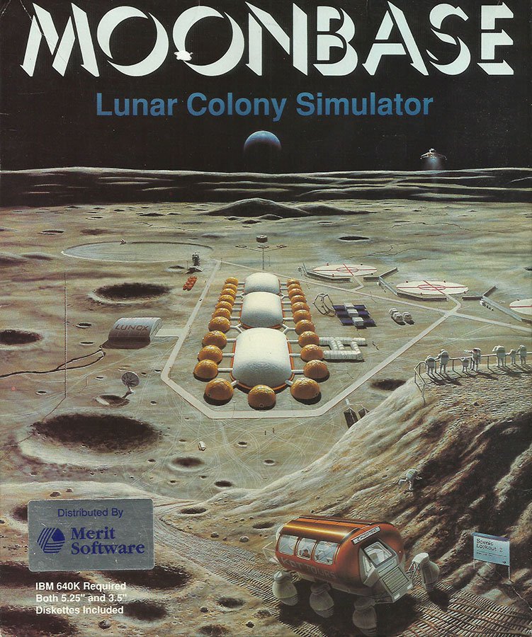 Caratula de Moonbase: Lunar Colony Simulator para PC