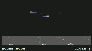 Pantallazo de Moonraid para Commodore 64