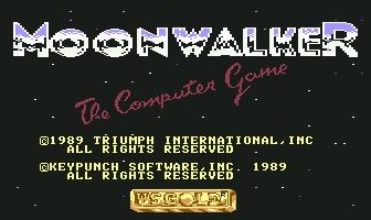Pantallazo de Moonwalker - The Computer Game para Commodore 64