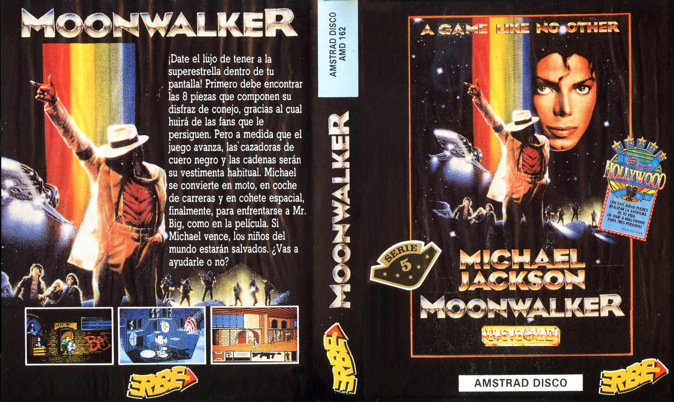 Caratula de Moonwalker para Amstrad CPC