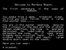 Pantallazo de Mordon's Quest para Spectrum