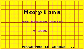 Pantallazo de Morpions para Amstrad CPC