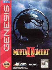 Caratula de Mortal Kombat II para Sega Megadrive