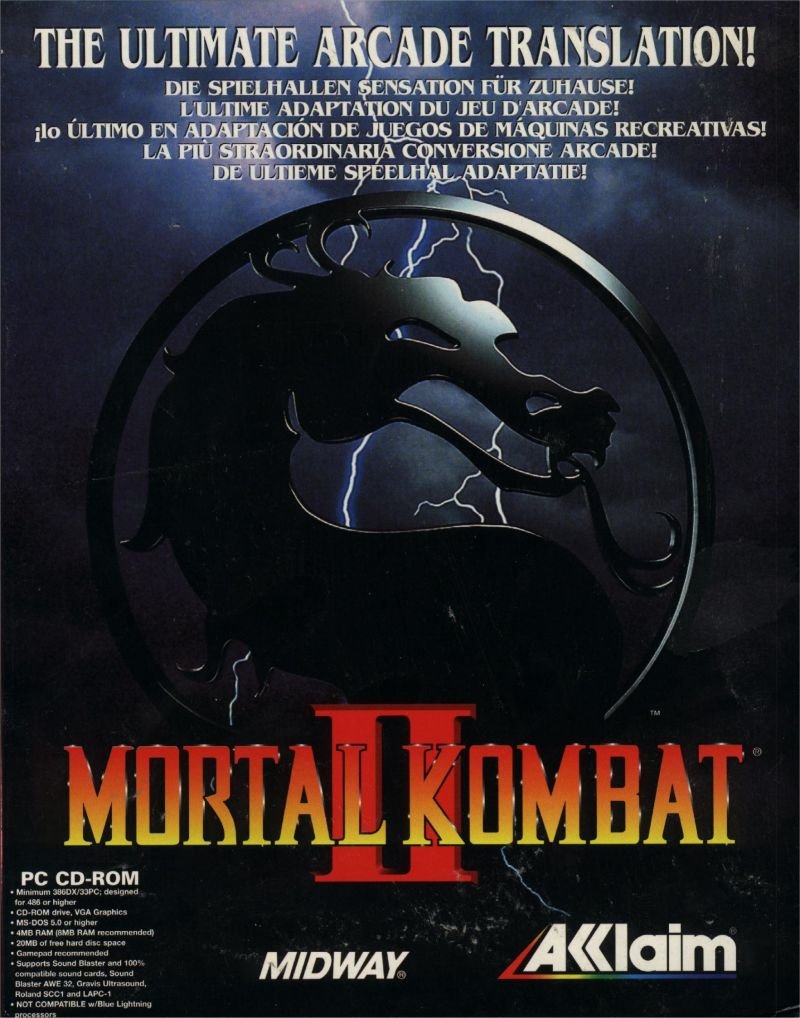 Caratula de Mortal Kombat II para PC