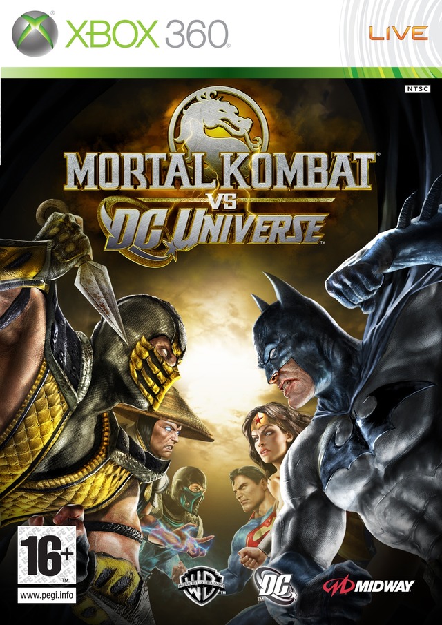 Caratula de Mortal Kombat vs DC Universe para Xbox 360
