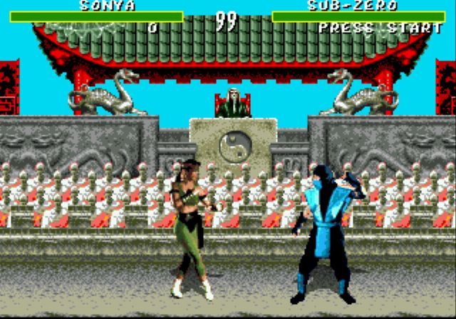 Pantallazo de Mortal Kombat para Sega Megadrive