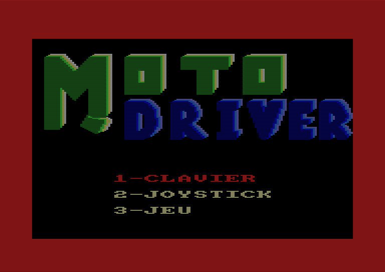 Pantallazo de Moto Driver para Amstrad CPC