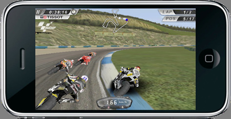 Pantallazo de Moto GP 2010 para Iphone