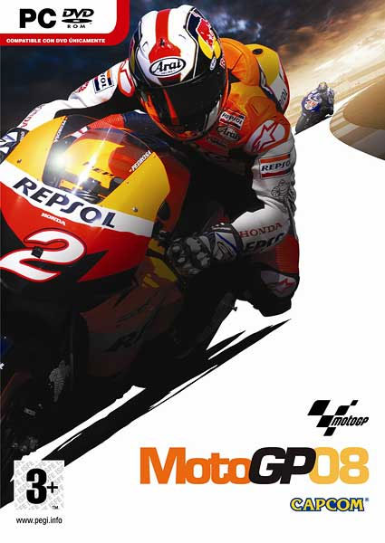 Caratula de MotoGP 08 para PC