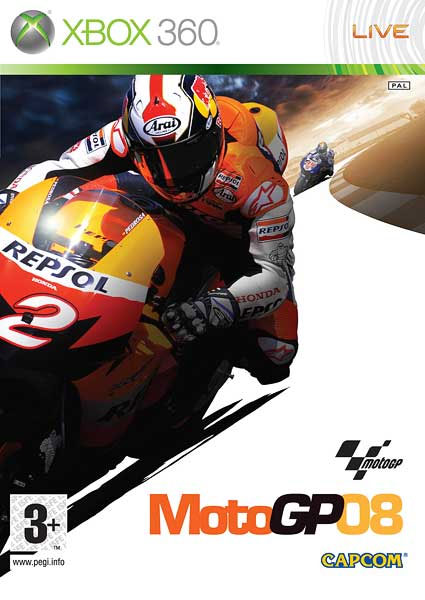 Caratula de MotoGP 08 para Xbox 360