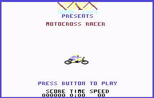 Pantallazo de Motocross Racer para Commodore 64