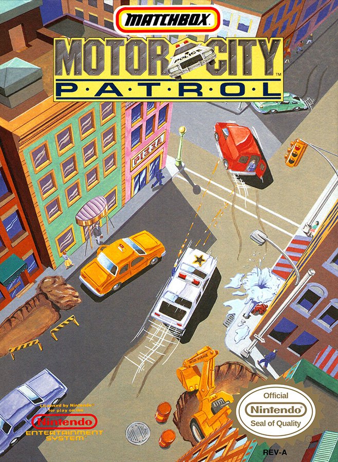 Caratula de Motor City Patrol para Nintendo (NES)