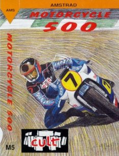 Caratula de Motorcycle 500 para Amstrad CPC