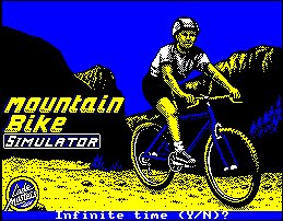 Pantallazo de Mountain Bike Simulator/Mountain Bike 500 para Amstrad CPC