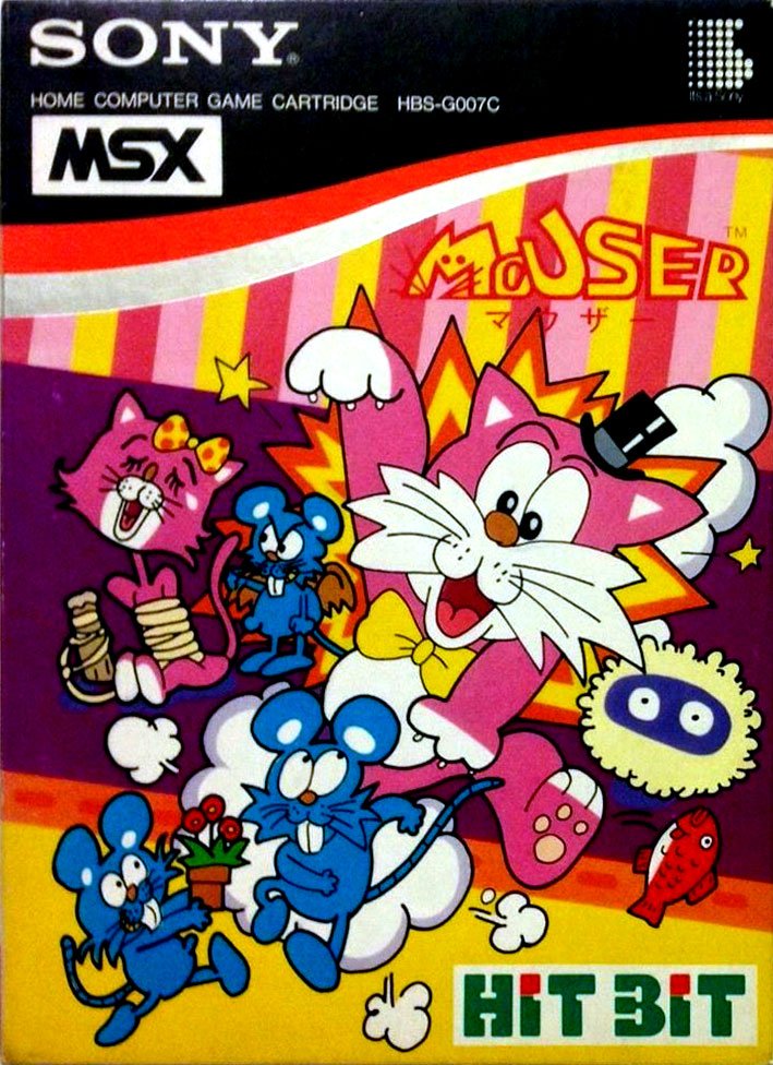Caratula de Mouser para MSX