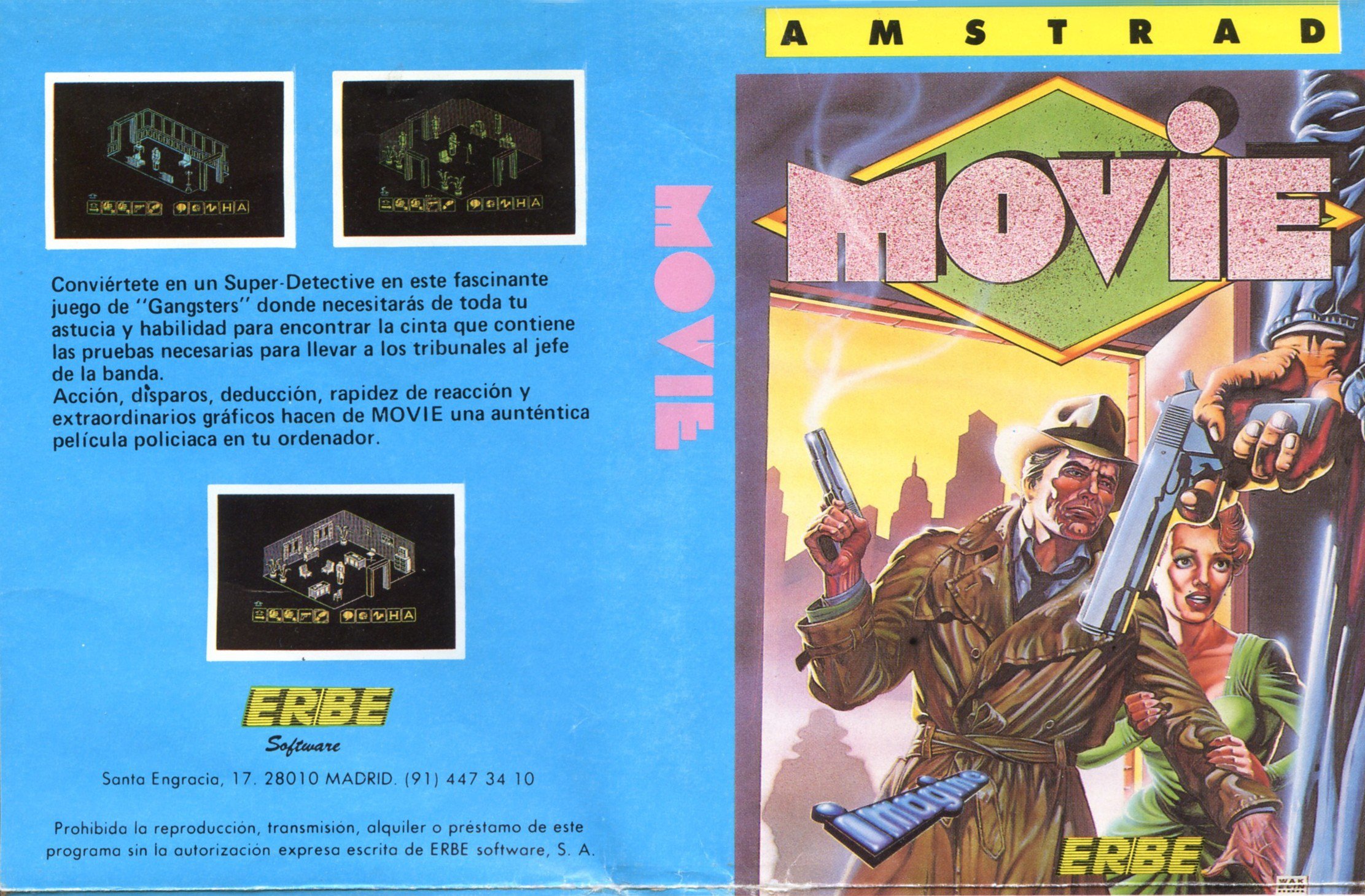 Caratula de Movie para Amstrad CPC