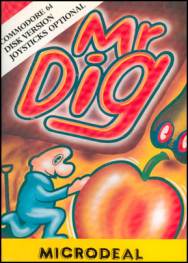 Caratula de Mr. Dig para Commodore 64