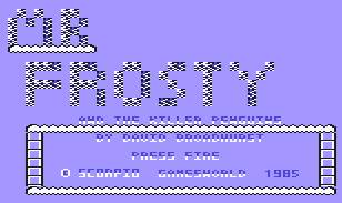 Pantallazo de Mr. Frosty para Commodore 64