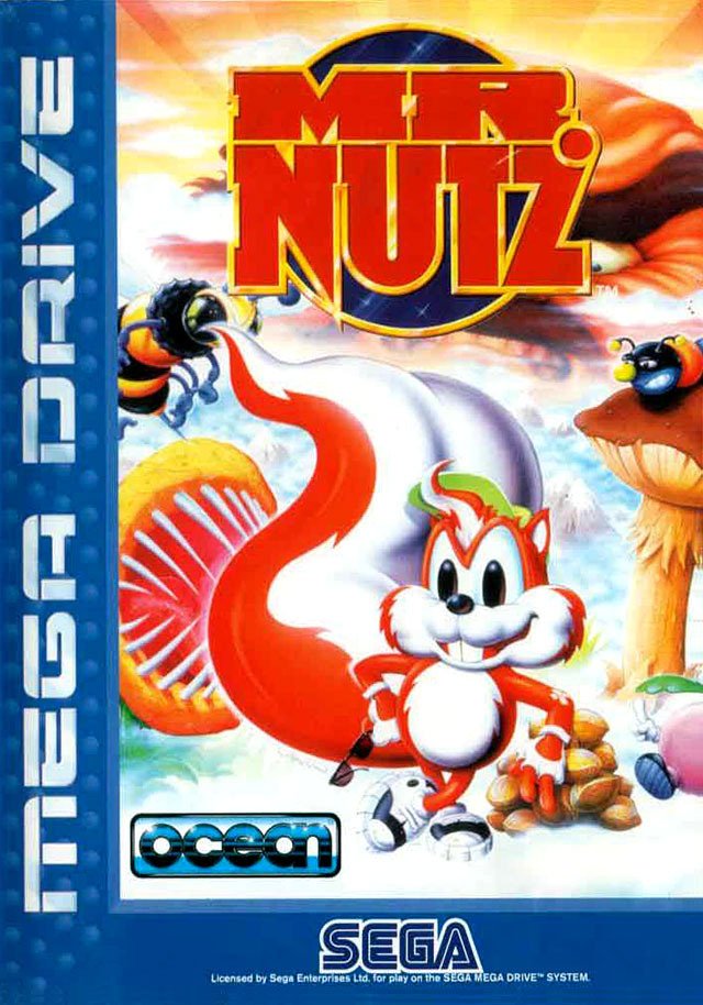 Caratula de Mr. Nutz (Europa) para Sega Megadrive