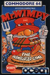 Caratula de Mr. Wimpy para Commodore 64