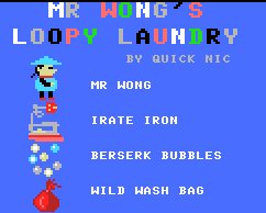 Pantallazo de Mr. Wongs Loopy Laundry para MSX