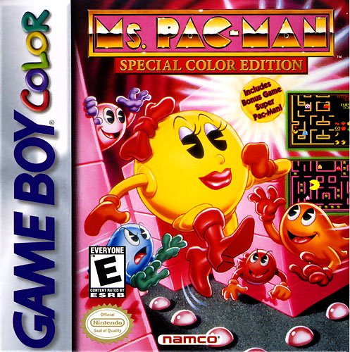 Caratula de Ms. Pac-Man Special Color Edition para Game Boy Color