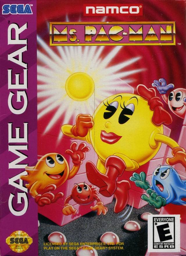 Caratula de Ms. Pac-Man para Gamegear