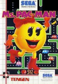 Caratula de Ms. Pac-Man para Sega Master System
