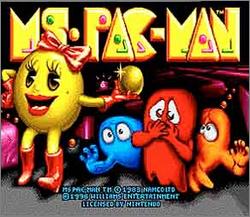 Pantallazo de Ms. Pac-Man para Super Nintendo