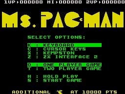 Pantallazo de Ms. Pac-Man para Spectrum