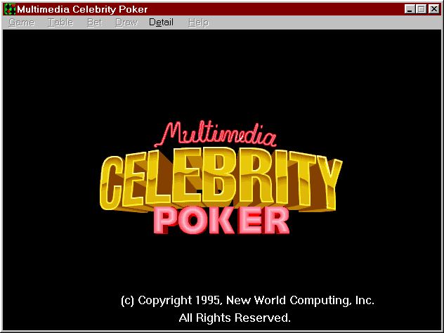 Pantallazo de Multimedia Celebrity Poker para PC
