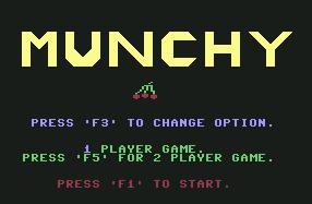 Pantallazo de Munchy para Commodore 64