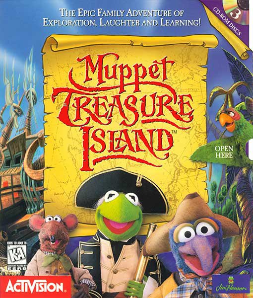 Caratula de Muppet Treasure Island para PC