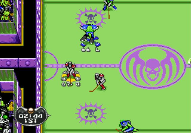 Pantallazo de Mutant League Hockey para Sega Megadrive