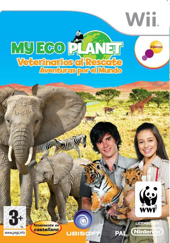Caratula de My Eco Planet - Veterinarios al Rescate: Aventuras por el Mundo para Wii