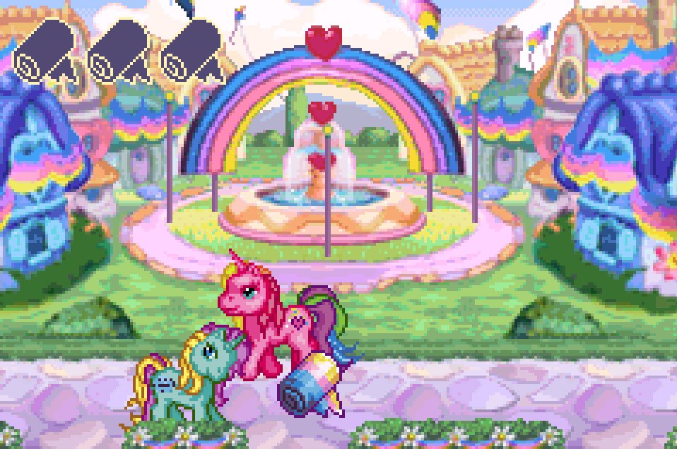 Pantallazo de My Little Pony: Crystal Princess -- Runaway Rainbow para Game Boy Advance