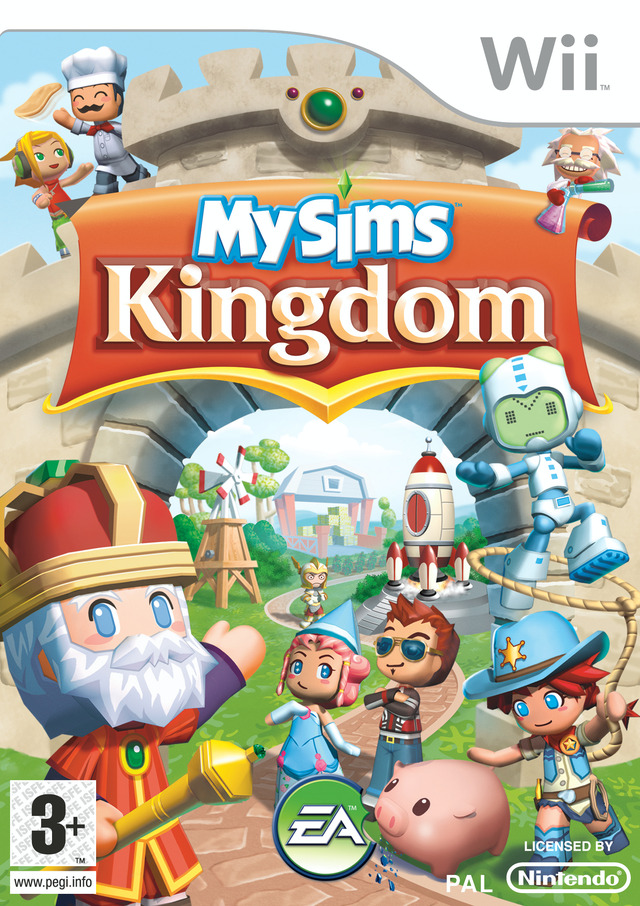 Caratula de MySims Kingdom para Wii