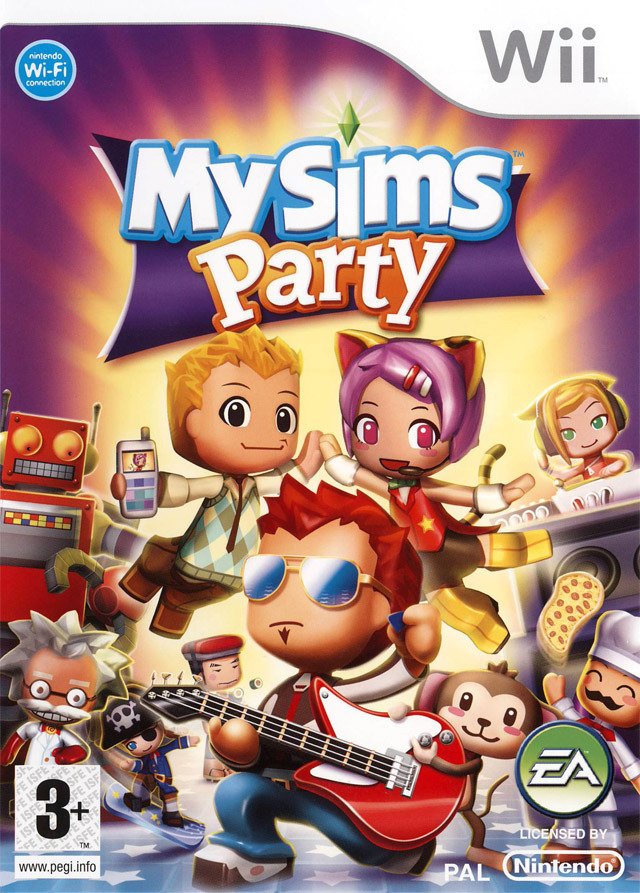 Caratula de MySims Party para Wii